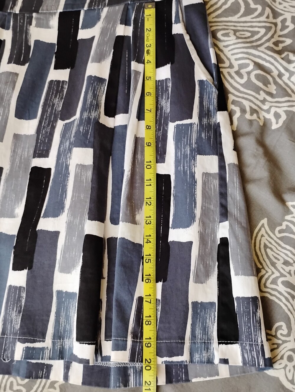Sleeveless Retro Geometric Vintage Dress - image 7